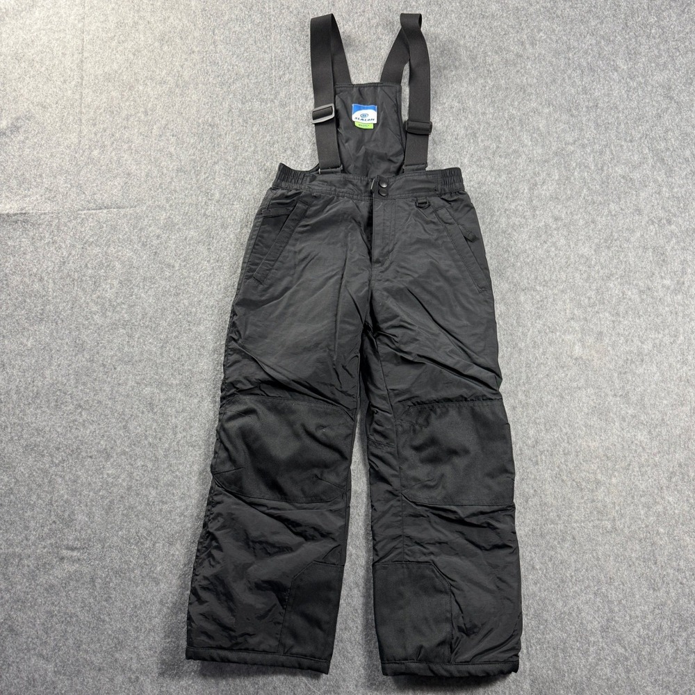 Slalom‎ Youth Size M 8 Insulated Black Winter Ski Snow Bib Pants Overalls